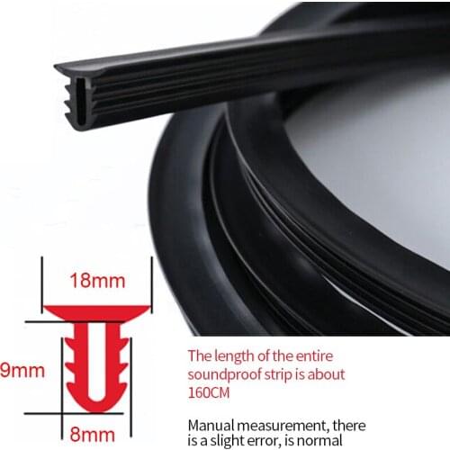 Car Sticker Dashboard Sealing Strips Rubber Seals Sound Insulation Sealing Universal Automobiles Interior Accessories