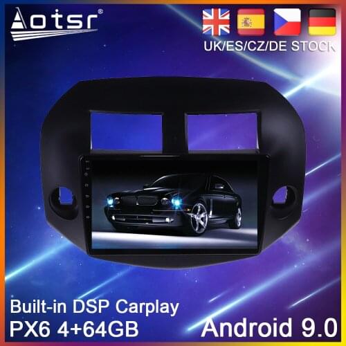 Android 10.0 PX6 64G Car DVD Player GPS Navigation For Toyota RAV4 XA30 2005-2012 Auto Radio Stereo Multimedia Player Head Unit