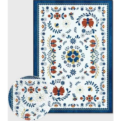 Big European Carpet Household Hallway Floor Rug Customizable Entrance Doormat Non-slip Kitchen Floor Mat Washable Home Area Rugs