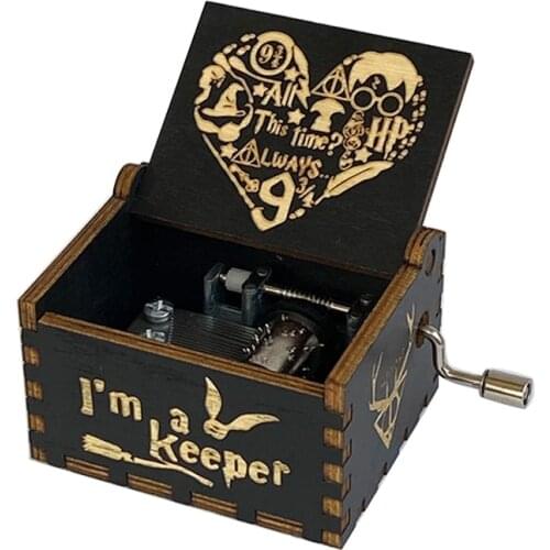 Wooden Music Box Happy Birthday Childrens toy Gift for Daughter/Son/Wife/Husband Music Box