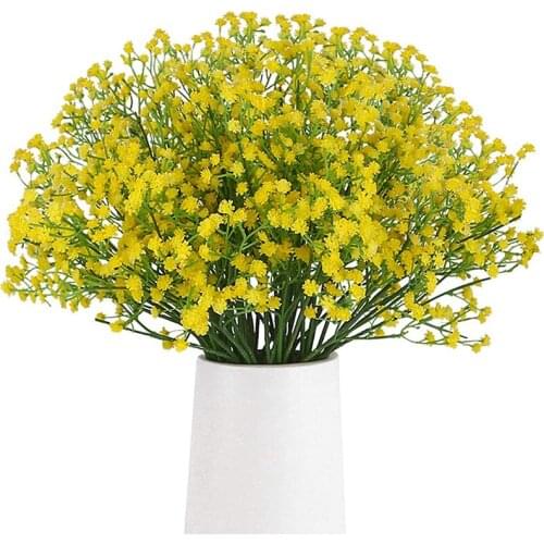 Artificial Flowers Fake Gypsophila Bouquet Realistic Simulation Flowers For Wedding Decoration Family Party Craft Decoration