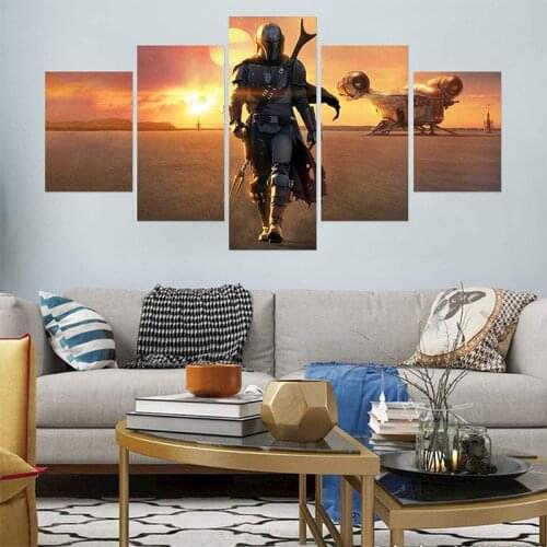 Star Wars Darth Vader Canvas Painting Mandala Posters and Prints Print Art Prints Childrens Room Home Wall Decoration Kid Gifts