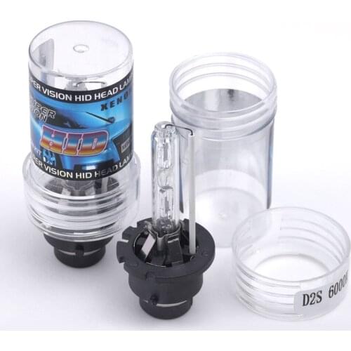 2pcs Xenon bulb D2S HID xenon lamp d2s metal holder Replacement Light Lamp Bulb Car Headlight Lighting 35W 4300K 6000K 8000K