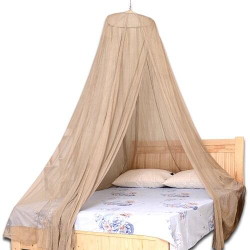 100% Silver Fiber Hung Dome Mosquito Net Bed Canopy 002