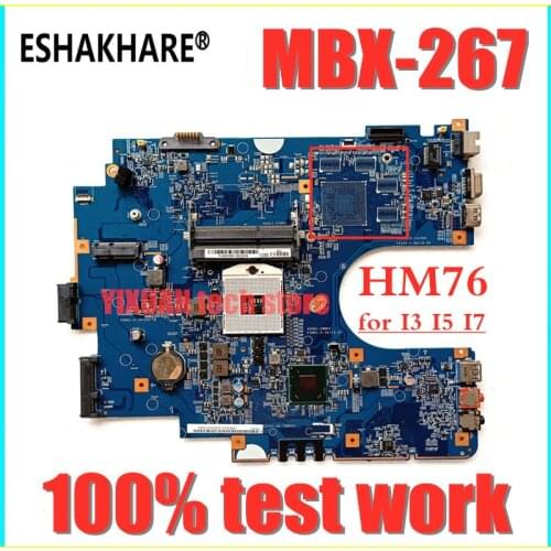 ESHAKHARE For Sony SVE17 SVE171 SVE1711F1EW Series Laptop Motherboard Z70CR MB S1204-2 48.4MR05.021 A1892055A MBX-267 Main Board