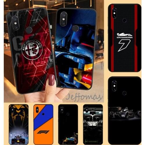 For Formula 1 Racing F1 Bling Cute Phone Case For Xiaomi Mi A1 A2 5 6 6PLUS 8 9 SE Lite MIX 2 2S MAX 2 3 Pocophone F1