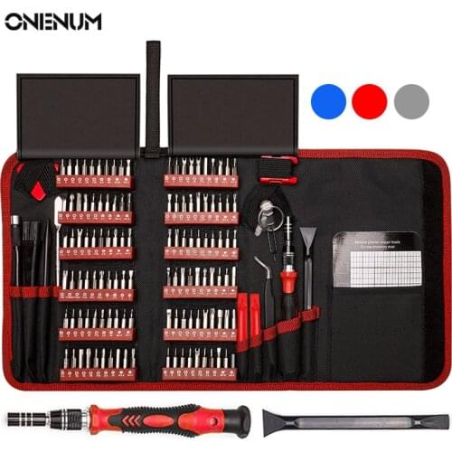 ONENUM 140 In 1 Screwdriver Set Precision Hex Torx Phillips Magnetic Screw Bits Household Multitools Repair Tools Kits For Phone