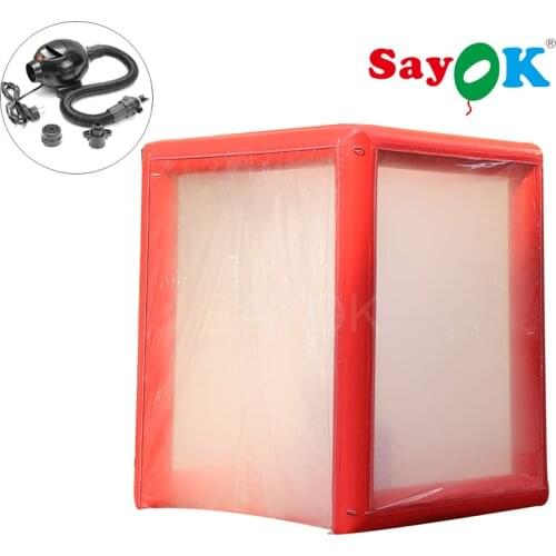 2x2x2.5m Customized Airtight Inflatable Disinfection Tent PVC Tunnel Sterilisation Channel for Enterprise Community Protection