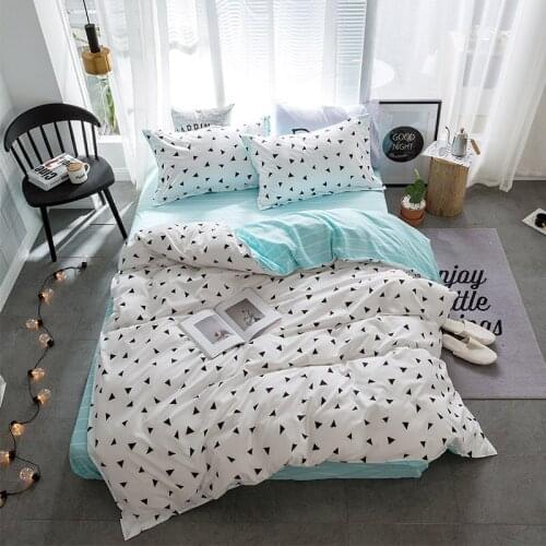New Fashion bedding sets bed linen Simple Style duvet cover flat sheet Bedding Set Winter Full King Single Queen,bed set 2019