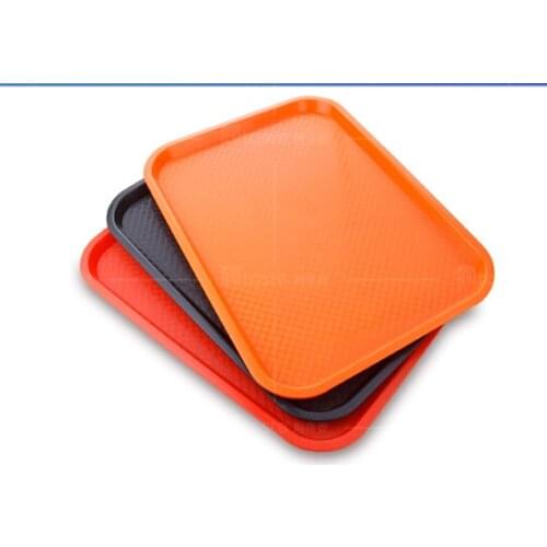 Fast food tray pallet rectangle plastic fast food pallet tea plate dish