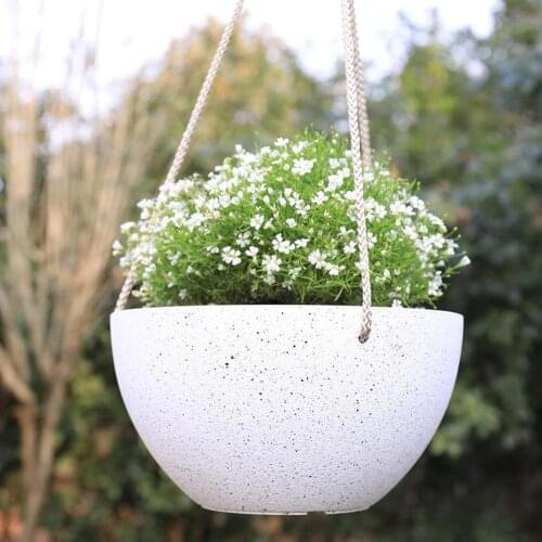 Hanging Planter Load Bearing Widely Applied Large Capacity ABS Outdoor Hanging Plant Holder Hanging Baskets Home Decor Supplies