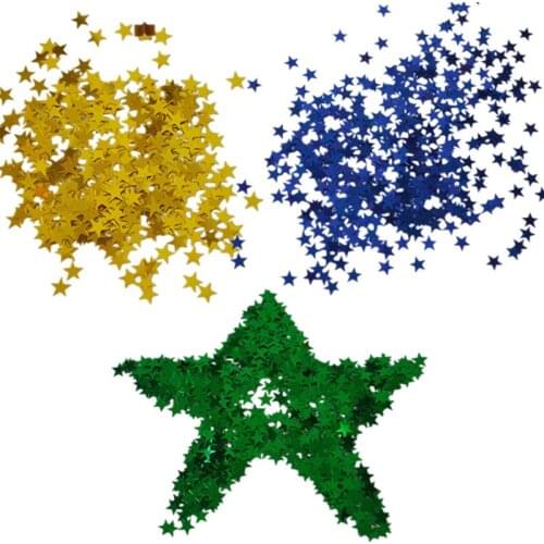 Five-pointed Star Sequins Birthday Party Confetti European Style Wedding Throwing Supplies