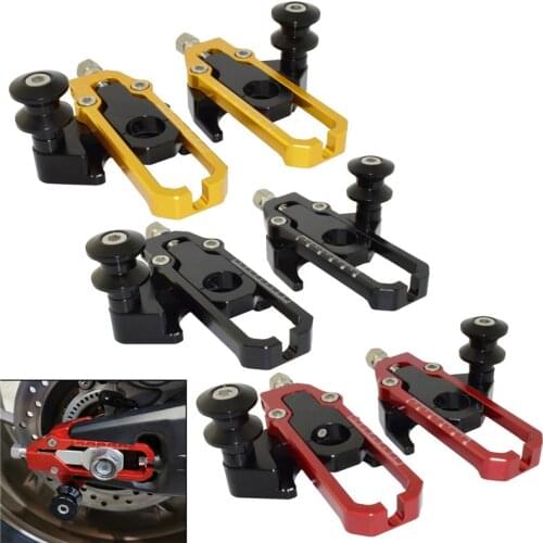 Rear Wheel Axle Chain Adjusters Tensioner with Swingarm Spools Kit for HONDA CB650 CB 650 F 650F CB650F RC75 2014 2015 2016