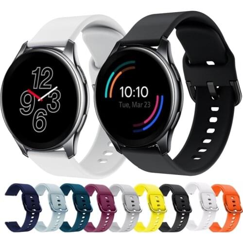 For Oneplus Watch Strap Watchband Silicone Bracelet 22mm Replacement Band For Amazfit GTR 2 2E 47mm Stratos 3 Pace Wristband