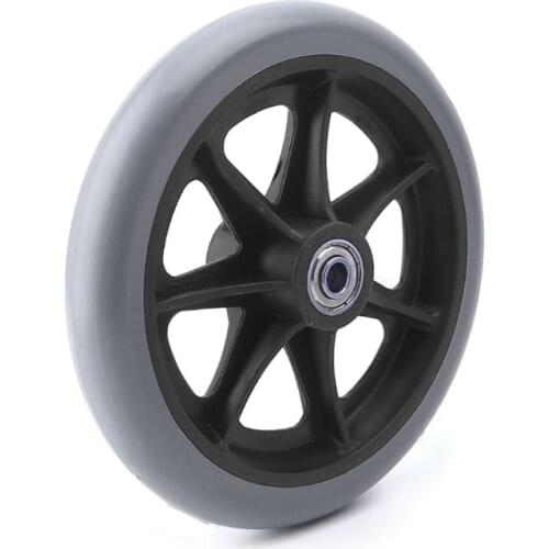 2pcs 6" Wheelchair Casters Small Cart Rollers Chair Wheels Accessories