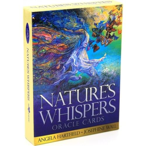 Natures Whispers Oracle 50 Cards Deck Beautifully illustrated Beginners Divination Angela Hartfield Game Toy Junior