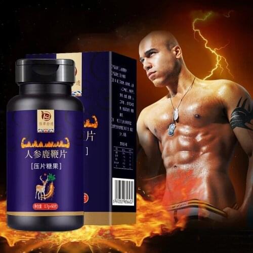 Ginseng Lubao Tablets Huanghuang Cordyceps Deer Whip Tablets Male Products Capsules Delay Ejaculation Ease Male Diseases