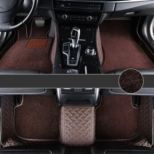 High quality! Custom special car floor mats for Mercedes Benz E 300 350 400 500 W212 2015-2009 waterproof double layers carpets