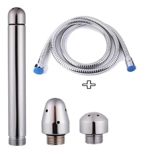 1pc 304 Stainless Steel Bidet Shot Deep Shower Enema Douche Anal Cleaning System Nozzle Tip