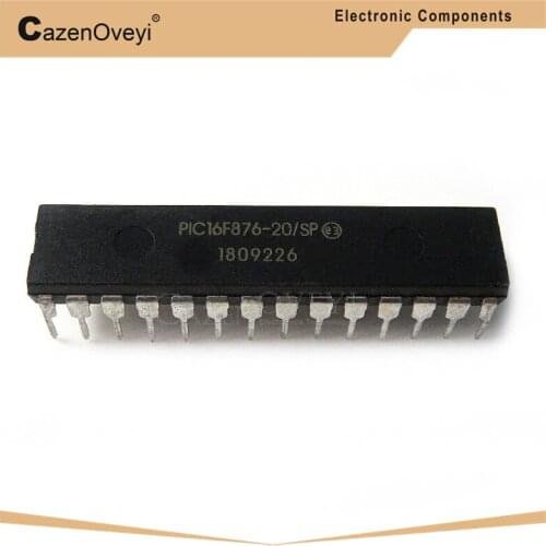 1pcs/lot PIC16F876-20/SP 16F876-20/SP PIC16F876 DIP-28 In Stock