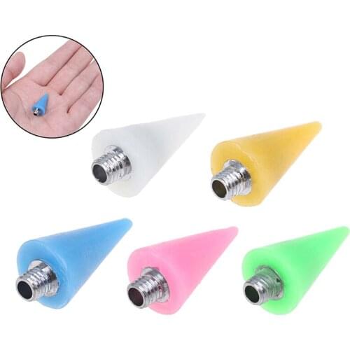 1pc Self-adhesive Replaceable Nail Dotting Wax Pencil Head Beads Rhinestones Gems Picker Nail Tips For Dotting Pen Picking Tool