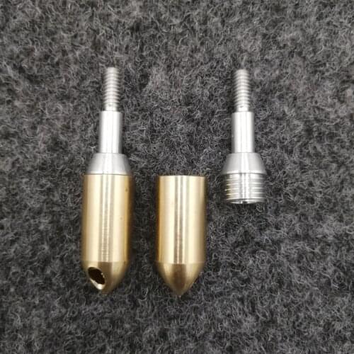 1pc Archery Whistle Copper Broadhead 125Grain Traditional Arrowhead Arrow Point Tips Screw On Arrow Hunting