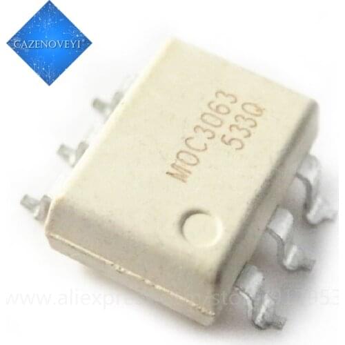 10pcs/lot MOC3063 MOC3063-M EL3063 SMD-6 Driver Output Optocoupler ICs In Stock