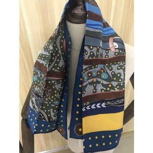 2020 new arrival autumn winter classic 100% silk scarf twill hand made roll 90*90 cm squareshawl wrap for women lady gift
