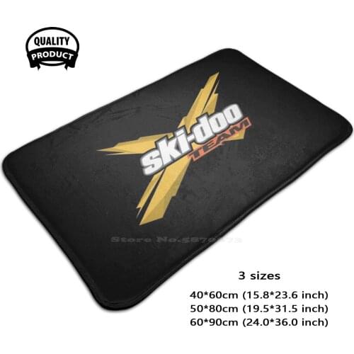 Ski - Doo Team Logo 3D Household Goods Mat Rug Carpet Foot Pad Ski Doo Arctic Cat Snow Mobiles Vehicle Allison Baja Boats Speed