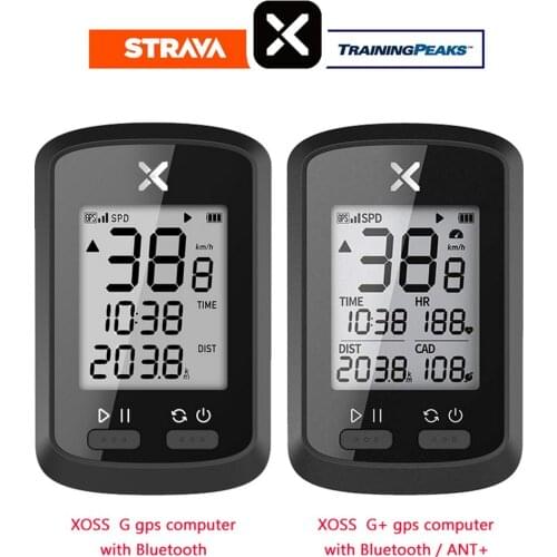 XOSS G+ Plus Bike Computer Wireless GPS Speedometer Waterproof Cycling Road Bike Bicycle Bluetooth ANT+ Odometer Without Sensor