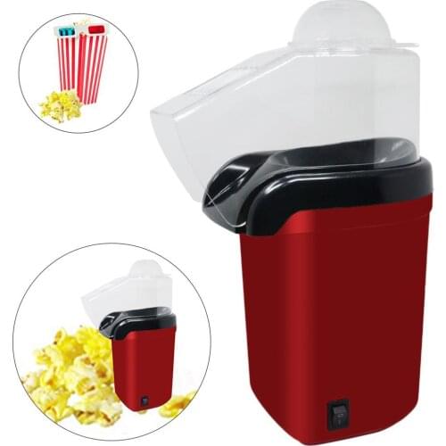 Electric Corn Popcorn Maker Household Automatic Mini Hot Air Popcorn Making Machine DIY Corn Popper Children Gift Kitchen Tool