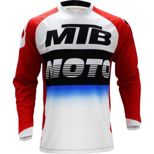 Hot Sale Cycling Jersey bicycle loco motive shirt T MTB downhill jersey Mountain Motorcycle Cycling Jersey Fitness Long Sleeve