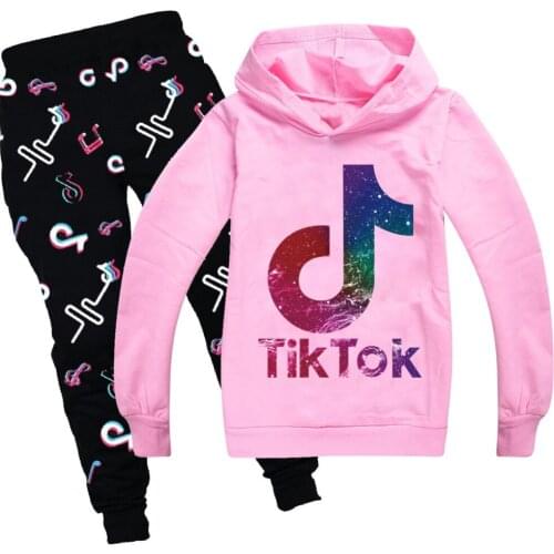 Spring Autumn Boy Girl Sweater Kids Clothes Sports Suit Children Clothing Kids Letter Printing Hoodie+Pants 2Pcs/Set For 2-16Y