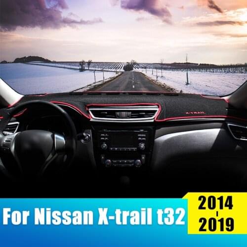 Car Dashboard Avoid light Pad Instrument Platform Desk Cover Mat For Nissan X-trail T32 X trail Xtrail T32 2014-2020 Accessories