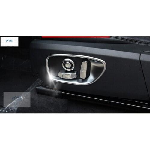 Lapetus ABS Seat Adjustment Button Decoration Frame Cover Trim Fit For Land Rover Discovery Sport 2015 2016 2017 2018 2019