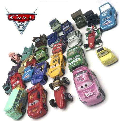 Disney Pixar Cars 2 3 Lightning 39 Style Mcqueen Mater Jackson Storm Ramirez 1:55 Diecast Vehicle Metal Alloy Boy Kid Toys Gift