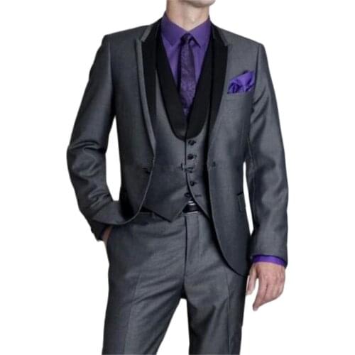 New Classic Mens Suit Smolking Noivo Terno Slim Fit Easculino Evening Suits For Men Casual Single Breasted Wedding Groom Stylis