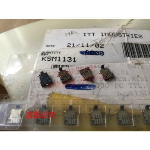 Original new 100% KSM1131 tortoise shaped detection switch touches switch side 2pin golden feet closed normally