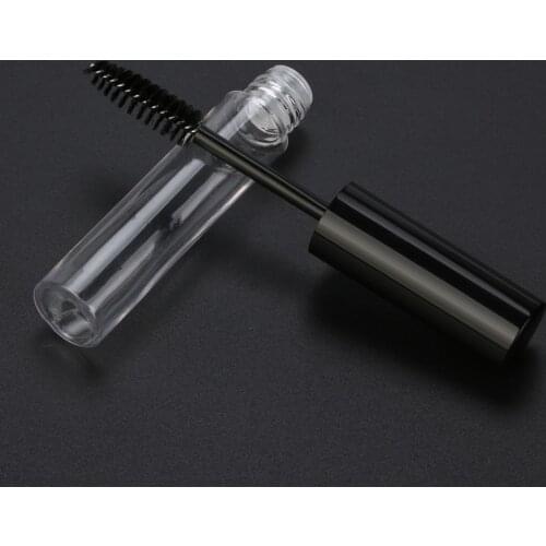 Portable Empty Black Eyelash Tube Mascara Cream Container Fashionable Clear Refillable Bottles 10ml Makeup Tool Accessories