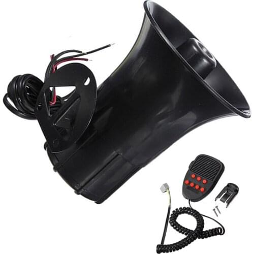 12V 50W free shipping 115db Tone Wehicle Car Motor Motorcycle Van Truck Siren Loud Horn Auto Speaker Alarm Accesrrory