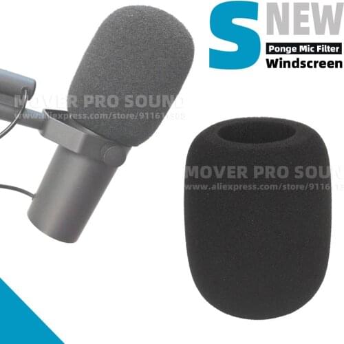 For SHURE SM7B SM 7B SM7 7 B Windshield Screen Microphone Anti Pop Filter Windscreen Dustproof Sponge Mic Windproof Foam Cover