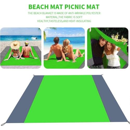 Waterproof Beach Mat Blanket Outdoor Portable Picnic Camping Equipment Mat Mattress Camping Camping Bed Sleeping Pad