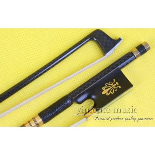 High Quality 1pcs Carbon fiber 4/4 Violin Bow Style bone Straight #92