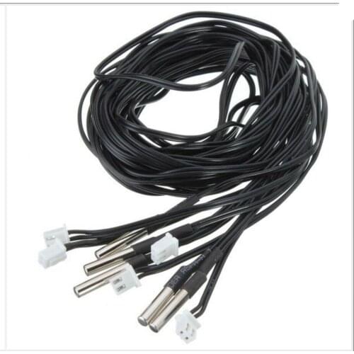 DuoWeiSi 3D Printer Parts 5Pcs NTC 10K Ohm 1% 3435 Thermistor Temperature Sensor Cylinder Probe