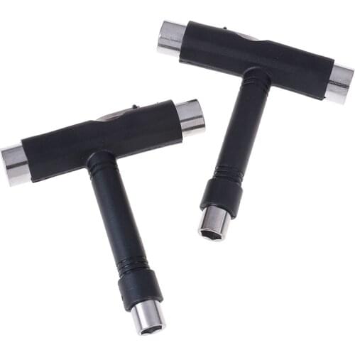 1Pc New High Qulity Skateboard Roller Skate T Tool MultiFunction All In One Wrench Repair Tool