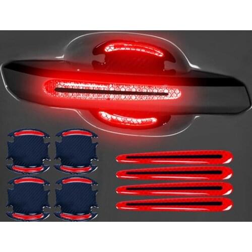 3D Car 300M Reflective Sticker Tape Reflector Fender Warning Bumper Strip Door Handle Bowl Cover Car Exterior Accessories