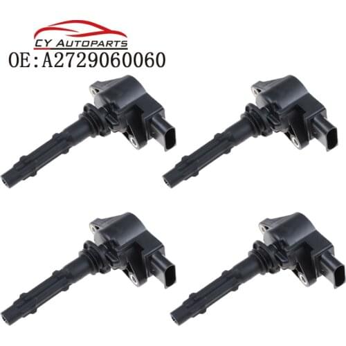 4PCS New Ignition Coil For Mercedes W164 W203 W204 W207 W209 W211 2729060060 A2729060060