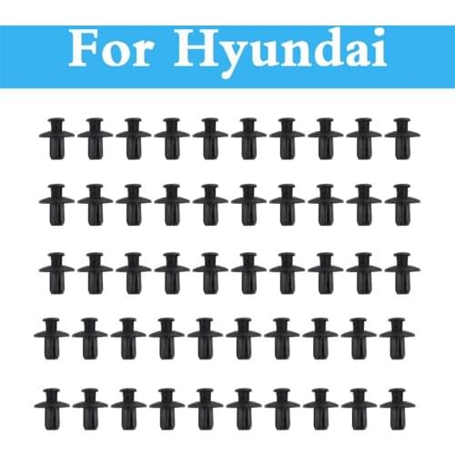 8mm Car Plastic Rivet Fasteners Bumper Mudguard Expansion Clips For Hyundai Tucson Terracan Tiburon Santa Fe Solaris Sonata