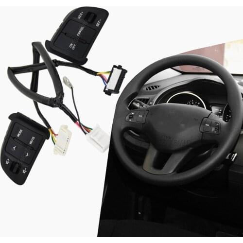 Auto parts steering wheel button with wire For Kia sportage Audio Cruise Control switch volume mute phone button switch