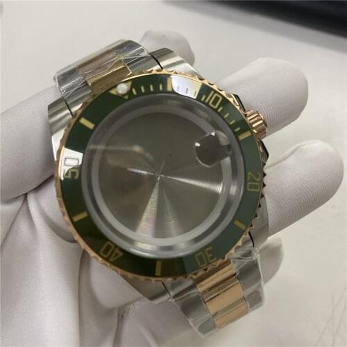 For Miyota 8215 8200 Movement Stainless Steel Watch Case Cover Watchband for ETA 2836 for Mingzhu Watch Movement